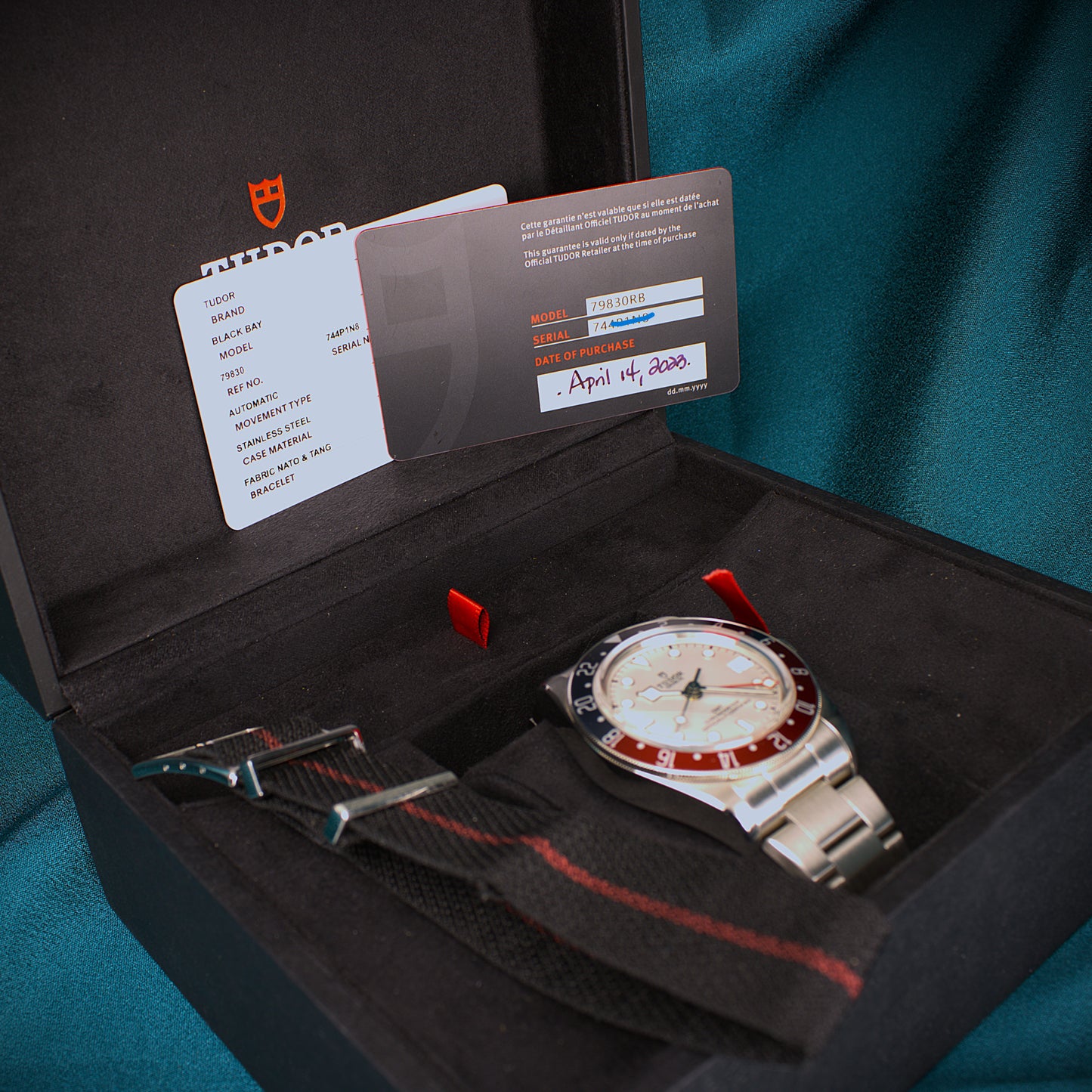 Tudor Black Bay GMT Pepsi Opaline 79830RB