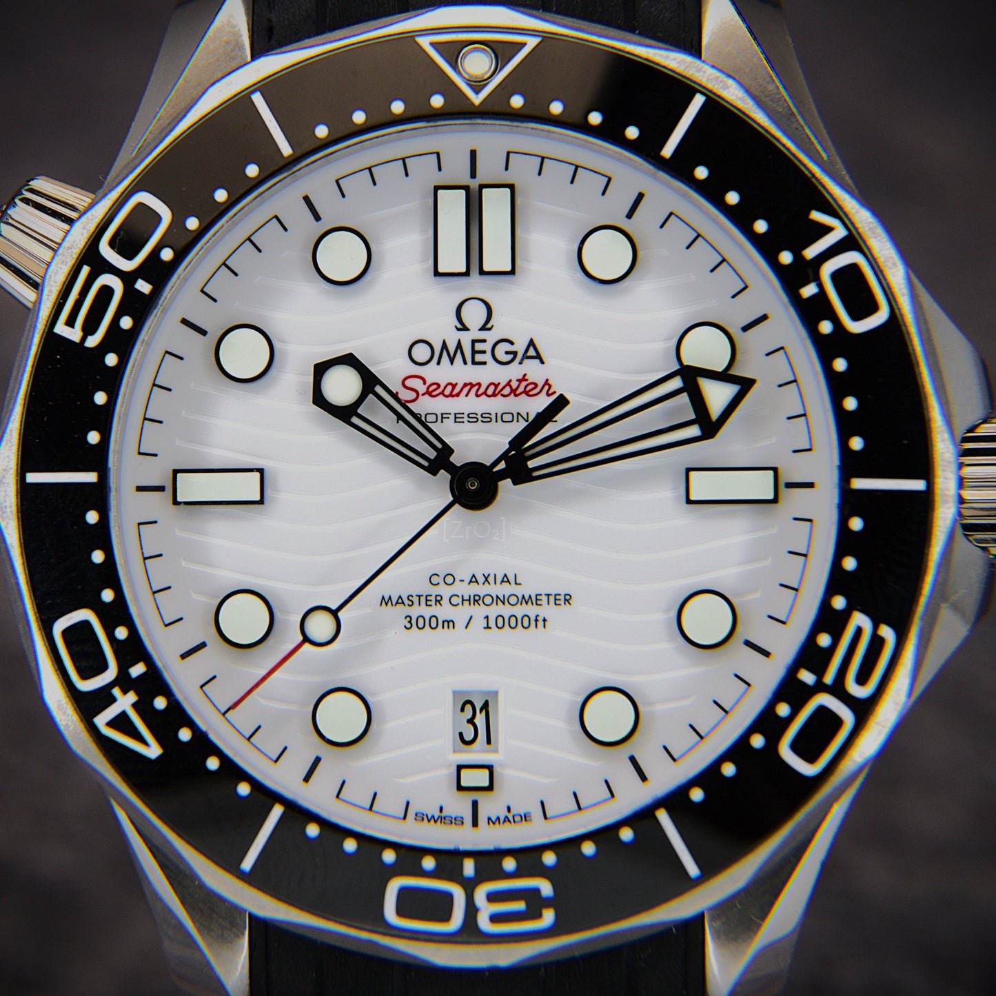 Omega Seamaster Diver 300M Rubber Strap 210.32.42.20.04.001